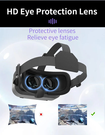 3D Virtual Reality Glasses Headset for Smartphones