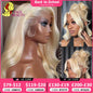 360 Lace Frontal Wig 613 Blonde Body Wave Human Hair
