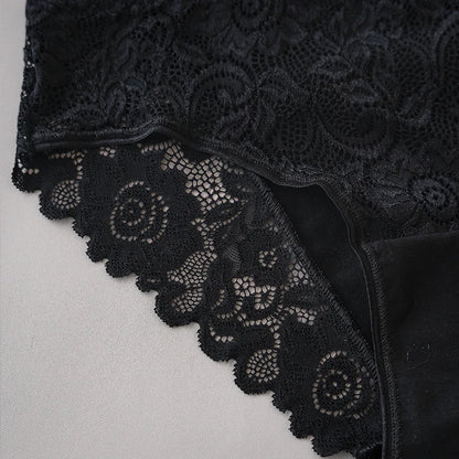 3PCS Set Floral Lace Briefs Women Underwear