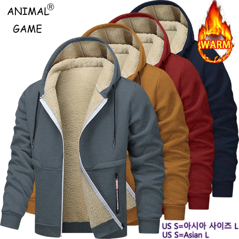 Animal Game Heavyweight Fleece Hooded Jacket