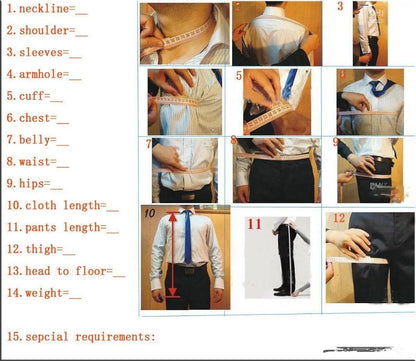 Brown Men's Slim Fit Double Breasted Suit Blazer