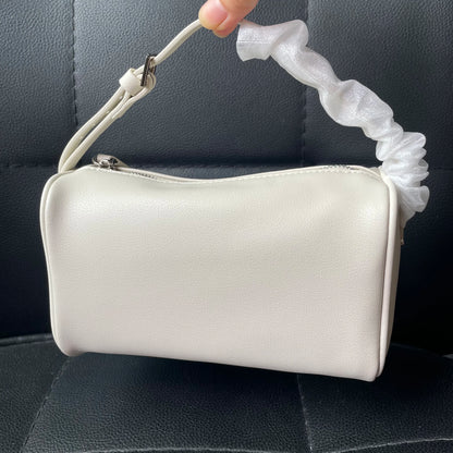 Soft Cowhide Mini Crossbody Bag with Split Leather