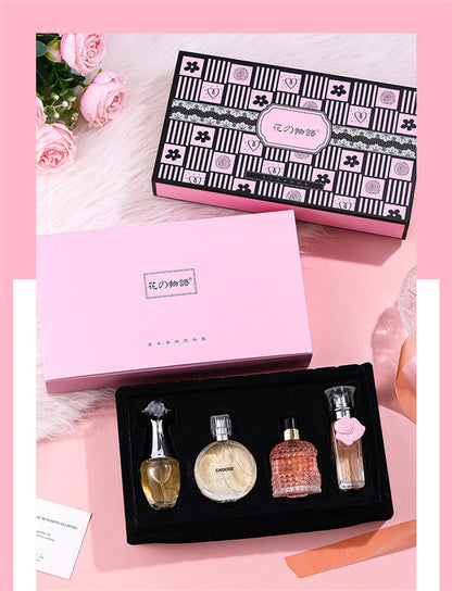 4Pcs Floral Scent Perfume Set for Women 100ml