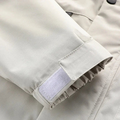 Men's Windbreaker Jacket Waterproof Hooded Soft Shell