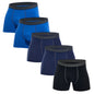 Men's Cotton Boxer Shorts Underwear Set of 5