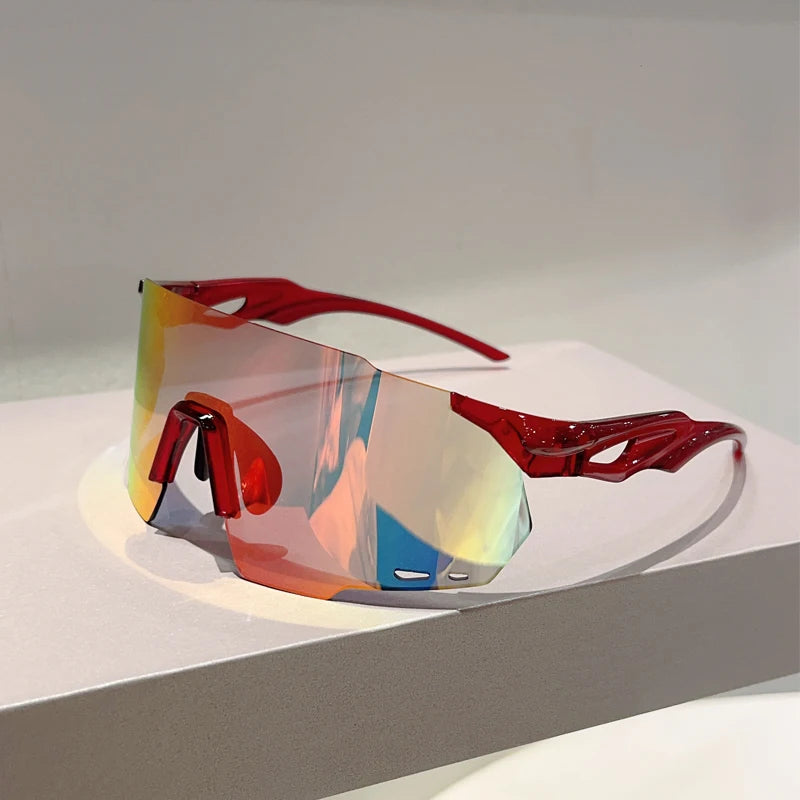 KAMMPT Rimless Oversized Sports Sunglasses