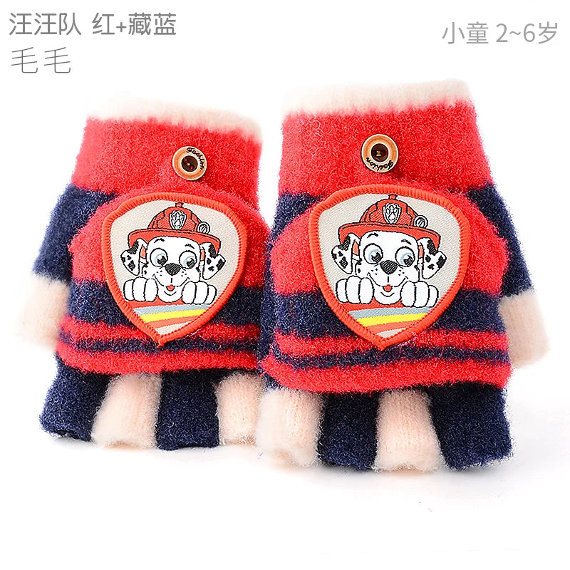 Paw Patrol Winter Gloves for Kids Unisex Polyester