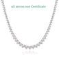 Moissanite Tennis Necklace in 925 Sterling Silver