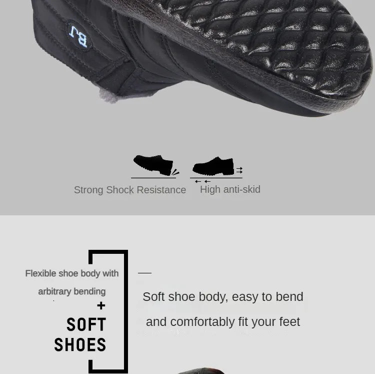 Waterproof Plush Ankle Snow Boots for Women