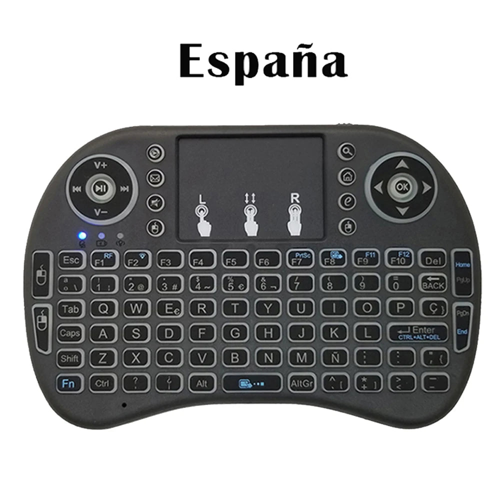 Wireless Air Mouse with Touchpad Keyboard