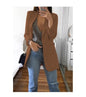 Slim Fit Polo Neck Cardigan Women's Coat