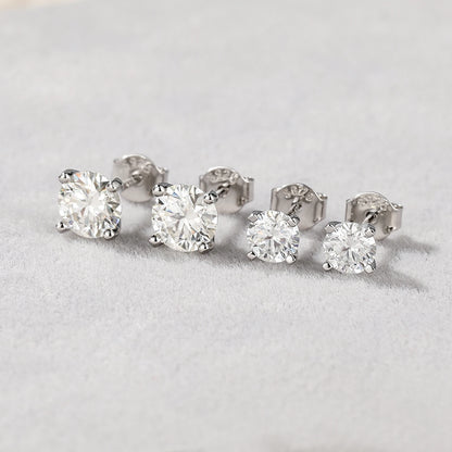 Canner Moissanite Stud Earrings 925 Sterling Silver