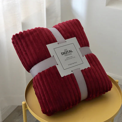 Coral Velvet Blanket Plush Soft Warm Throw