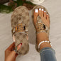 Women Floral Platform Slippers Outdoor Beach Slides