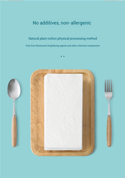 Disposable Cotton Facial Towels