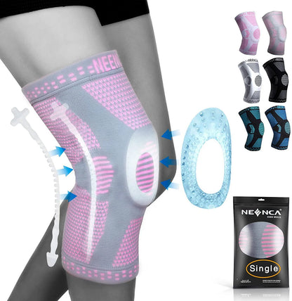 NEENCA Copper Knee Brace with Patella Gel Pad