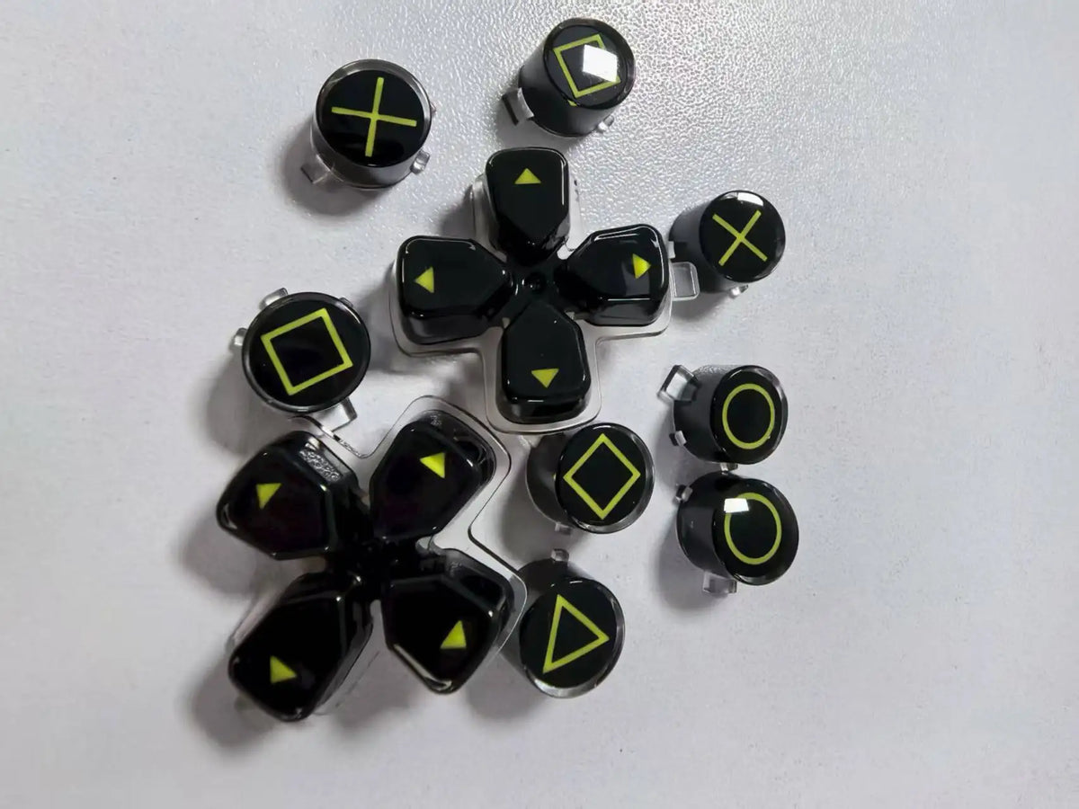 Customized PS5 Button with Shell and Retro Style