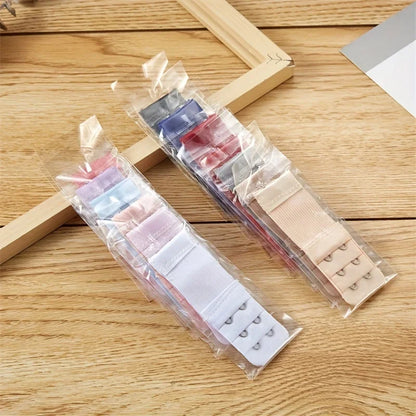 2 Hooks Elastic Bra Extenders for Women, Polyester