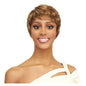 Short Pixie Cut Glueless Human Hair Wig Natural Black