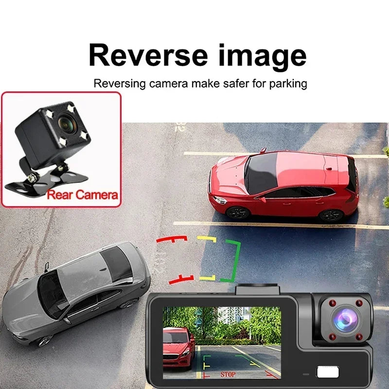 1080P WiFi Dash Cam with Front and Rear Cameras