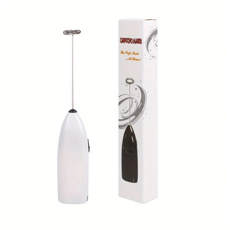 Mini Battery Powered Electric Egg Beater Stainless Steel