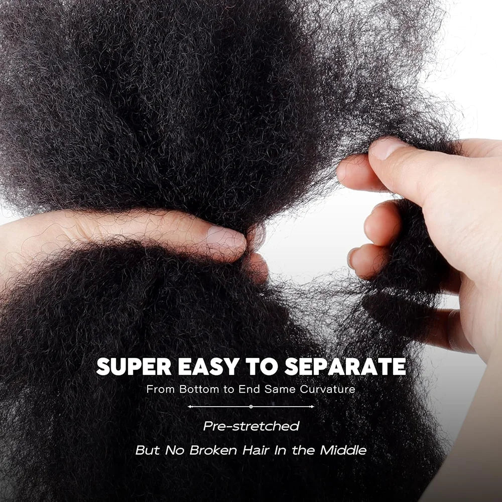 Afro Kinky Human Hair for Dreadlock Extensions
