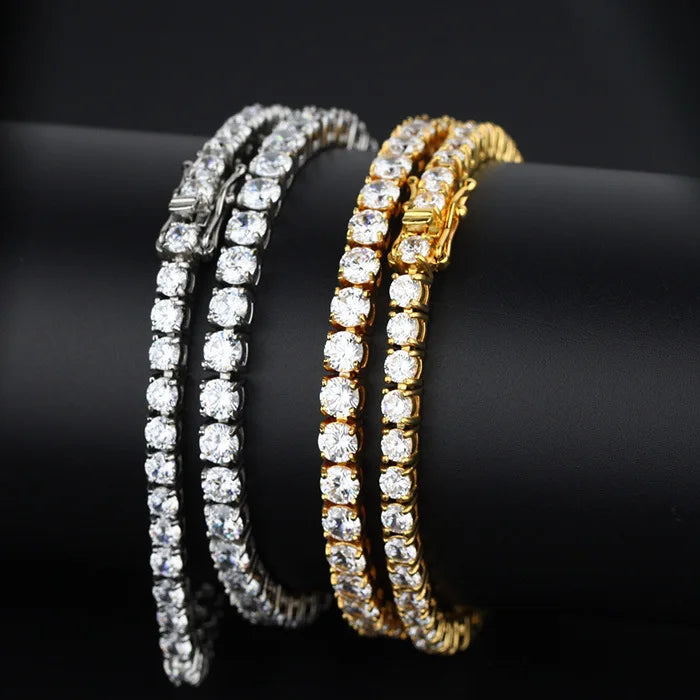 Moissanite Tennis Bracelet in S925 Sterling Silver