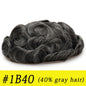 Thin Skin 0.03mm Natural Hair Toupee for Men