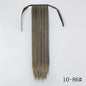 Long Straight Clip-in Ponytail Hair Extension Black