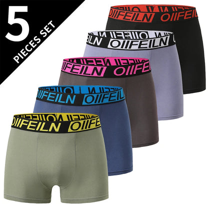 Men's Black Gold Printed Boxer Underwear 5/10 Pack