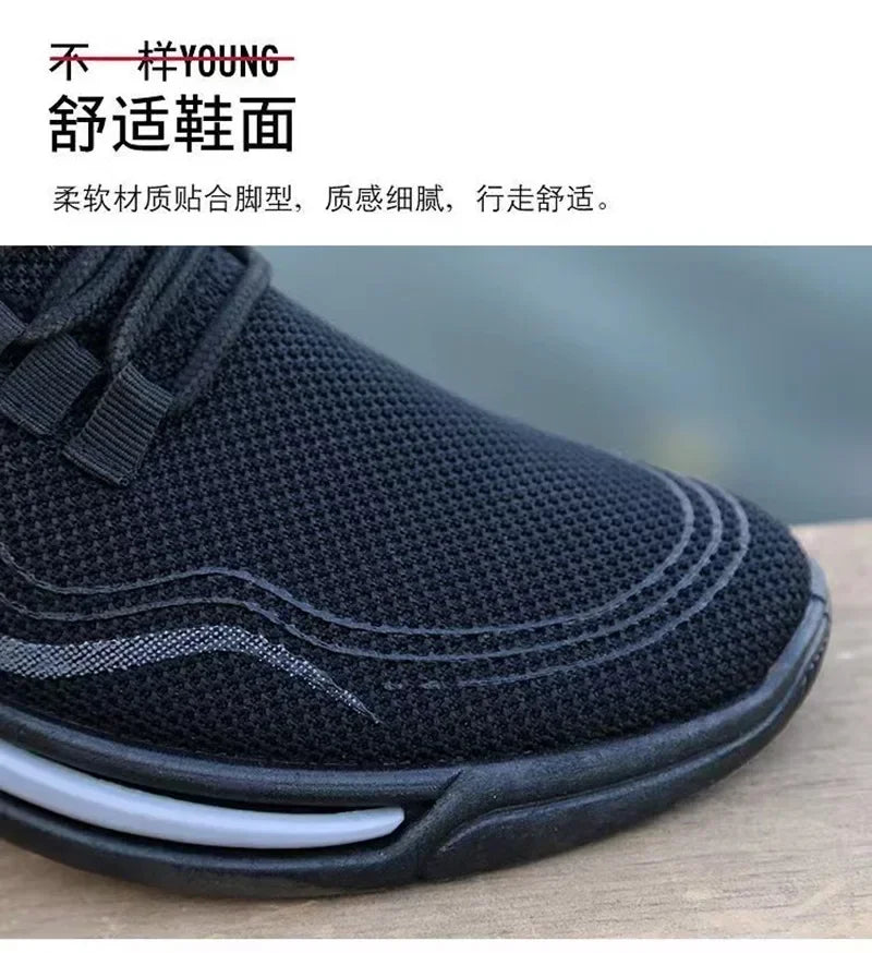 Men's Breathable Slip-On Sport Sneakers for Gym and Walking