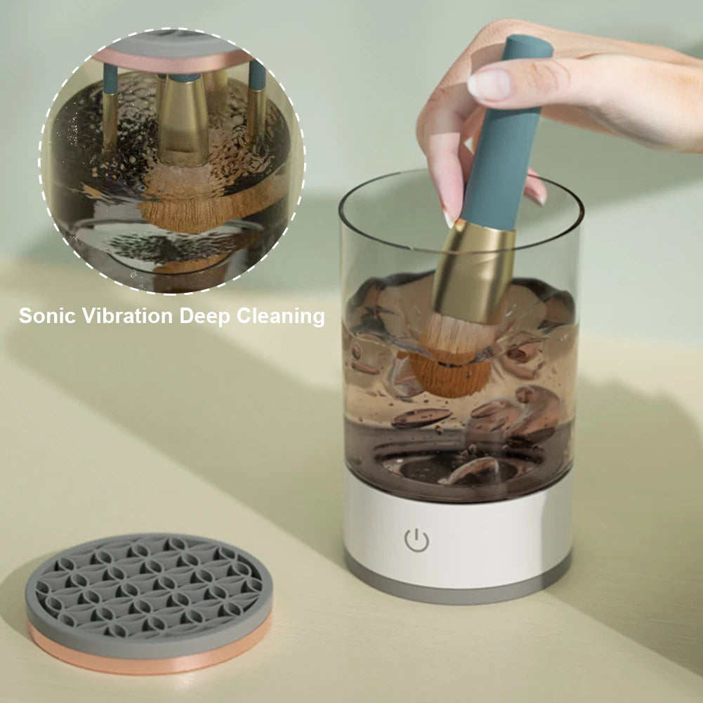 USB Powered Electric Makeup Brush Cleaner Machine