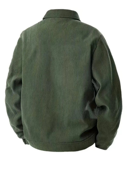 Autumn Corduroy Jacket for Men in Casual Style