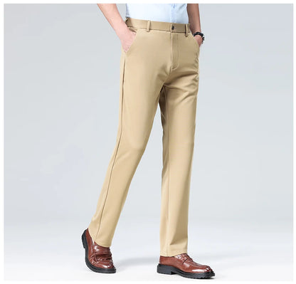 Men's Summer Casual Suit Pants Plus Size 28-42