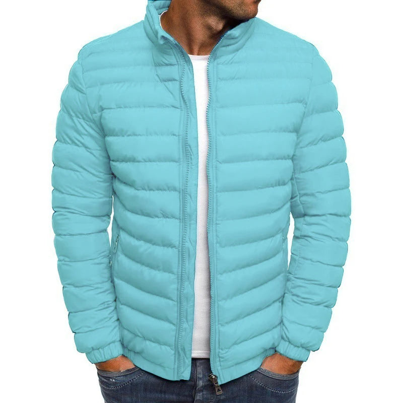 Men's Warm Casual Stand Collar Down Jacket