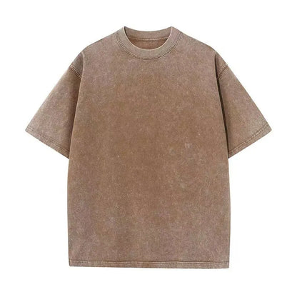 American Style Retro Heavyweight Cotton T-Shirt