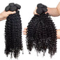 Deep Wave Human Hair Bundles Natural Color Extensions