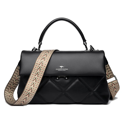 Women's Soft Leather Crossbody Handbag