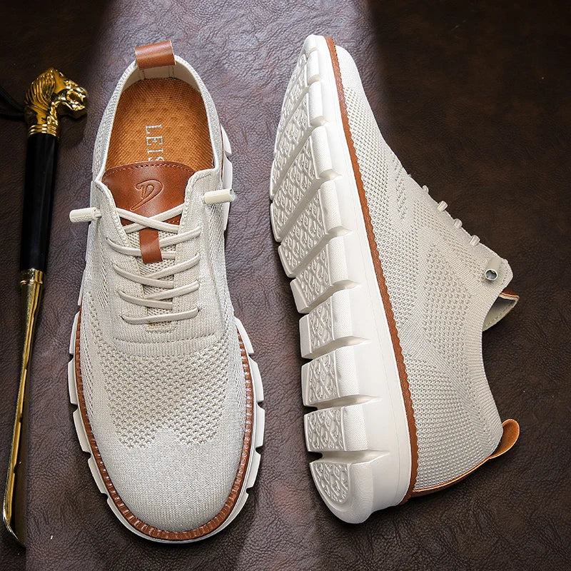 Men's Large Casual Fly-Weave Mesh Sports Shoes