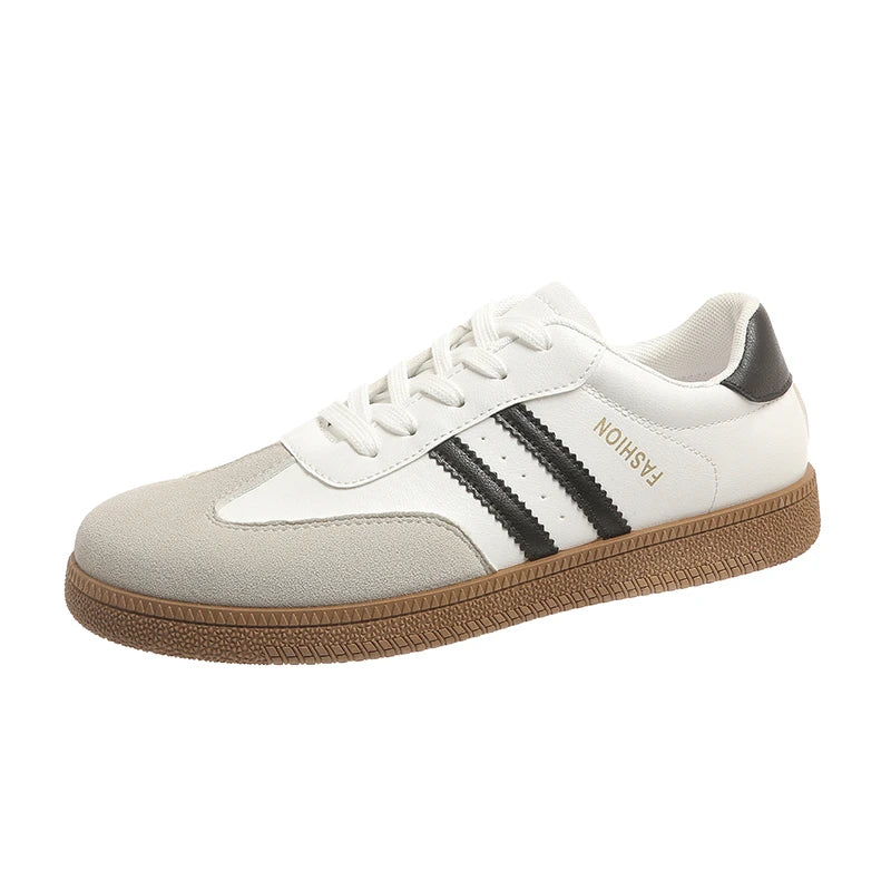Women Lace-Up Casual Sneakers Breathable Tennis Shoes