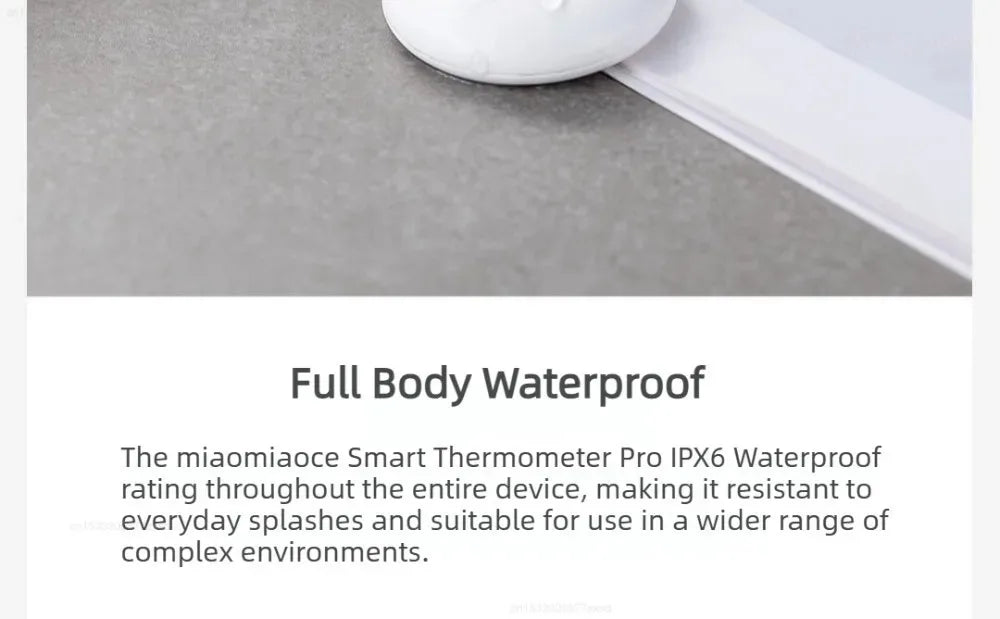 Miaomiaoce Smart Thermometer Pro with Fever Alarm
