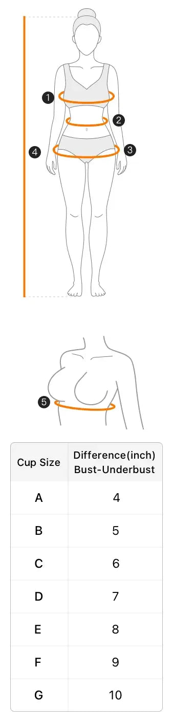 Women's Wire-Free Front Closure Full Coverage Bra