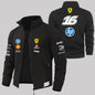 Ferrari Windproof Jacket for Men, Casual Polyester Outerwear