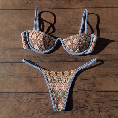 Dot Micro Bikini Women Swimwear Push Up Bathing Suit