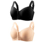FallSweet Women's Wireless Bralette Front Closure Thin Cup
