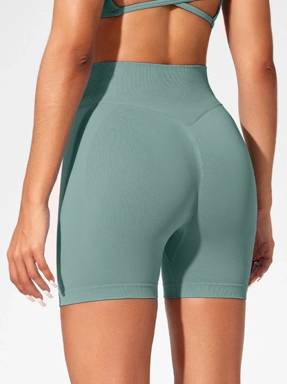 High Waist Seamless Gym Shorts for Women