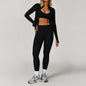 Yoga Suit Sports Set for Women Long Sleeve Athletic Wear