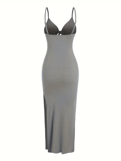 Knit Backless Sleeveless Dress for Women