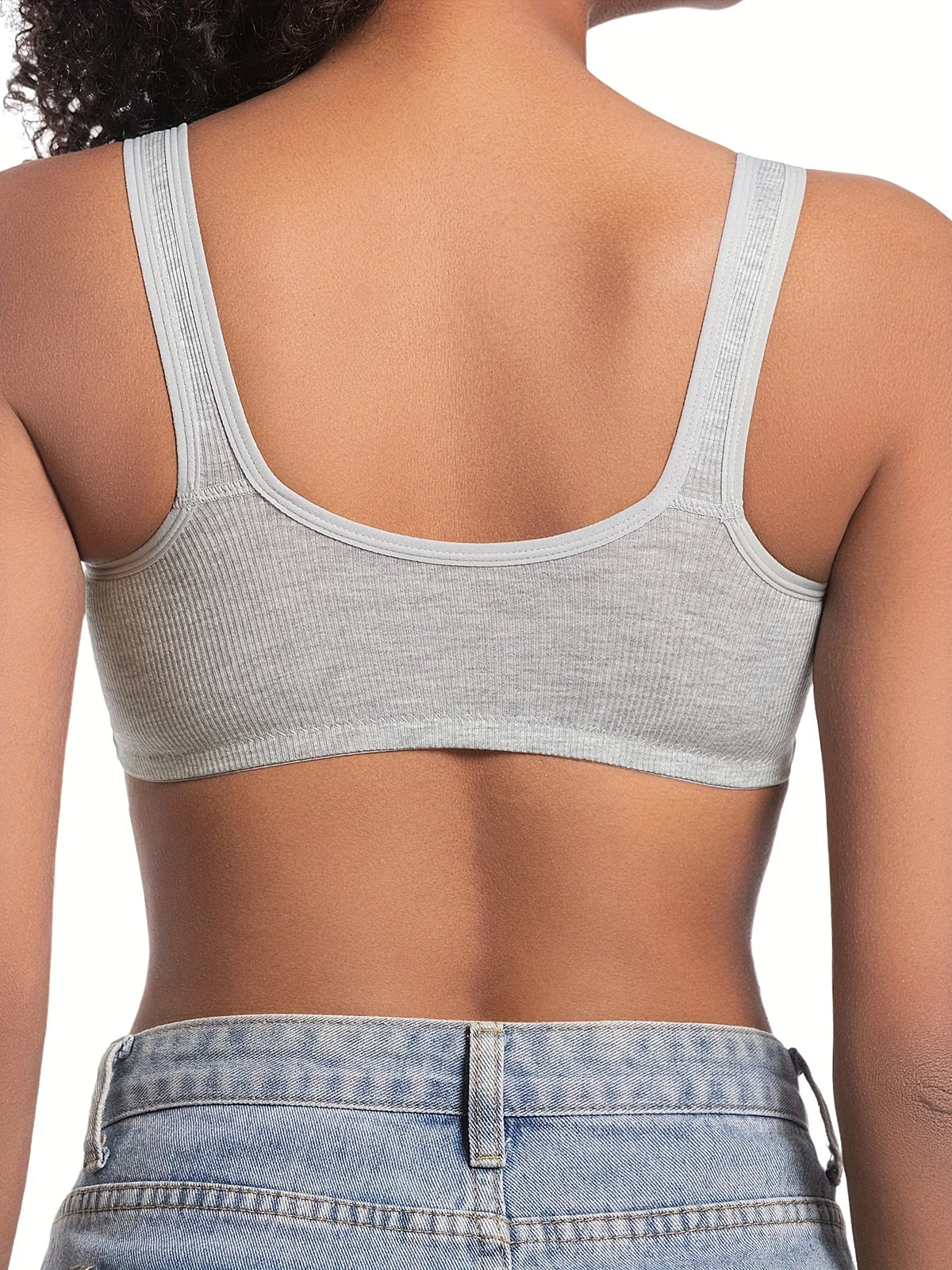 Women's Wire-Free Front Closure Full Coverage Bra