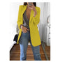 Slim Fit Polo Neck Cardigan Women's Coat